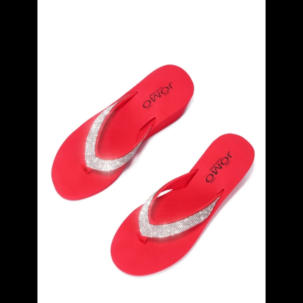 ‼️CLEARANCE PRICE FIRM‼️ALTER EGO WEDGES-RED❤ - Picture 2 of 8